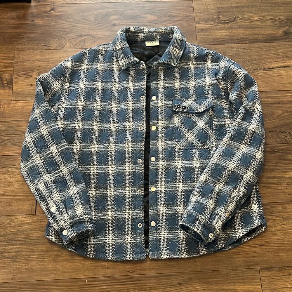 Blue plaid youngla jacket